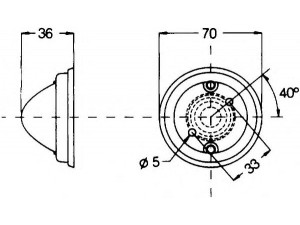 HELLA 2PF 997 023-011 atšvaitas