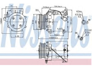 NISSENS 89227 kompresorius, oro kondicionierius 
 Oro kondicionavimas -> Kompresorius/dalys
AKC200A204N, AKC200A204P, AKC200A204S