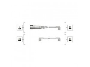 MAGNETI MARELLI 941319170065 uždegimo laido komplektas 
 Kibirkšties / kaitinamasis uždegimas -> Uždegimo laidai/jungtys