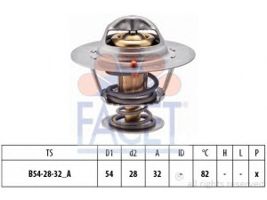 FACET 7.8276S termostatas, aušinimo skystis 
 Aušinimo sistema -> Termostatas/tarpiklis -> Thermostat
0 823 15 171 A, 0 839 15 171 A