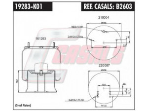 CASALS B2603 dėklas, pneumatinė pakaba
A9463281901
