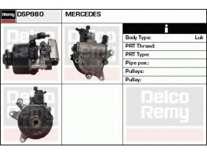 DELCO REMY DSP980 hidraulinis siurblys, vairo sistema 
 Vairavimas -> Vairo pavara/siurblys