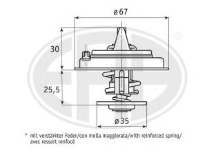 ERA 350116 termostatas, aušinimo skystis 
 Aušinimo sistema -> Termostatas/tarpiklis -> Thermostat
077 121 113, 078 121 113, 078 121 113 B