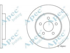 APEC braking DSK2058 stabdžių diskas 
 Dviratė transporto priemonės -> Stabdžių sistema -> Stabdžių diskai / priedai
1323102, 1376138, 1464914, 1464915