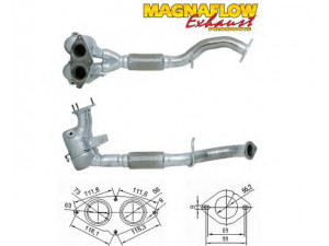 MAGNAFLOW 70005 katalizatoriaus keitiklis 
 Išmetimo sistema -> Katalizatoriaus keitiklis
46809273