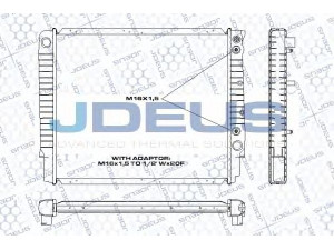 JDEUS RA0310520 radiatorius, variklio aušinimas 
 Aušinimo sistema -> Radiatorius/alyvos aušintuvas -> Radiatorius/dalys
1397561, 3547146, 8603739