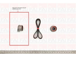 FAI AutoParts TBK470 paskirstymo diržo komplektas 
 Techninės priežiūros dalys -> Papildomas remontas