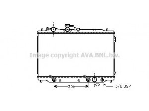 AVA QUALITY COOLING MZ2096 radiatorius, variklio aušinimas 
 Aušinimo sistema -> Radiatorius/alyvos aušintuvas -> Radiatorius/dalys
F2H215200
