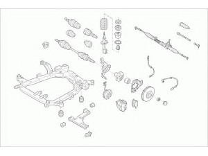 ZF Parts OPEL-ASTRA-FZ037 vairavimo mechanizmas; rato pakaba 
 Ašies montavimas/vairavimo mechanizmas/ratai -> Prekių paieška pagal schemą