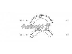 ASHUKI N011-03 stabdžių trinkelių komplektas 
 Techninės priežiūros dalys -> Papildomas remontas
0 986 487 235/BOSCH, 41060-V0500
