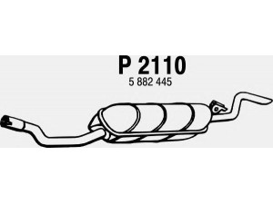 FENNO P2110 galinis duslintuvas 
 Išmetimo sistema -> Duslintuvas
5882445
