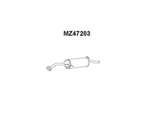 VENEPORTE MZ47203 galinis duslintuvas 
 Išmetimo sistema -> Duslintuvas
Z50440100, Z504401009A