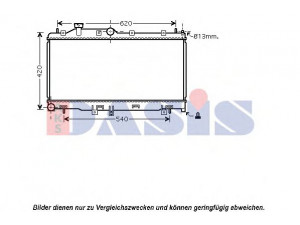 AKS DASIS 350033N radiatorius, variklio aušinimas 
 Aušinimo sistema -> Radiatorius/alyvos aušintuvas -> Radiatorius/dalys
45111AG030