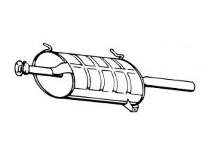 WALKER 16678 galinis duslintuvas 
 Išmetimo sistema -> Duslintuvas
1430071C00