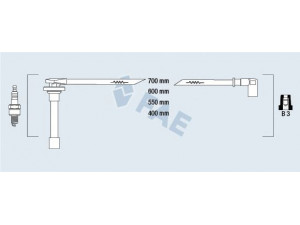 FAE 85811 uždegimo laido komplektas 
 Kibirkšties / kaitinamasis uždegimas -> Uždegimo laidai/jungtys
32700-P0D-000, 32700-P0K-G00, 32700-P14-A00