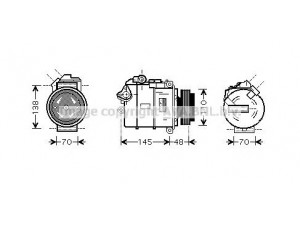 AVA QUALITY COOLING BWK348 kompresorius, oro kondicionierius 
 Oro kondicionavimas -> Kompresorius/dalys
64506901783, 6901783
