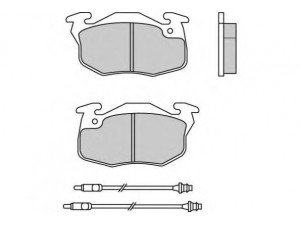 E.T.F. 12-0551 stabdžių trinkelių rinkinys, diskinis stabdys 
 Techninės priežiūros dalys -> Papildomas remontas
425091, 425092, 425120
