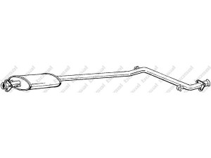 BOSAL 287-435 vidurinis duslintuvas 
 Išmetimo sistema -> Duslintuvas
60511502