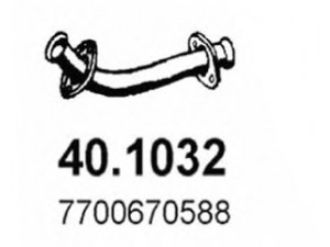 ASSO 40.1032 išleidimo kolektorius 
 Išmetimo sistema -> Išmetimo vamzdžiai
7700670588