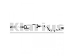 KLARIUS 260409 vidurinis duslintuvas 
 Išmetimo sistema -> Duslintuvas
6559000105