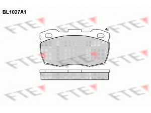 FTE BL1027A1 stabdžių trinkelių rinkinys, diskinis stabdys 
 Techninės priežiūros dalys -> Papildomas remontas
RTC5574, SFP000140, SFP000260, STC1275