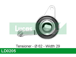 LUCAS ENGINE DRIVE LD0205 įtempiklio skriemulys, paskirstymo diržas