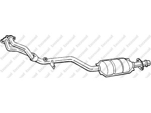 BOSAL 098-084 katalizatoriaus keitiklis 
 Išmetimo sistema -> Katalizatoriaus keitiklis
11 76 1 728 961, 18 30 1 703 079