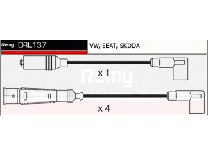 DELCO REMY DRL137 uždegimo laido komplektas 
 Kibirkšties / kaitinamasis uždegimas -> Uždegimo laidai/jungtys
056998031A, 171998031B, 321998031