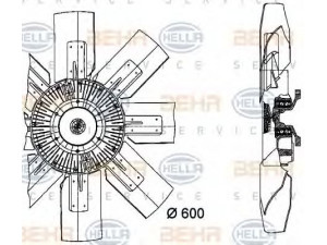 HELLA 8MV 376 728-511 ventiliatorius, radiatoriaus 
 Aušinimo sistema -> Oro aušinimas
362 125