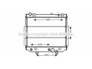 AVA QUALITY COOLING JE2038 radiatorius, variklio aušinimas 
 Aušinimo sistema -> Radiatorius/alyvos aušintuvas -> Radiatorius/dalys
52079498