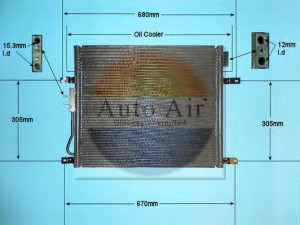 AUTO AIR GLOUCESTER 16-1330 kondensatorius, oro kondicionierius 
 Oro kondicionavimas -> Kondensatorius
55116931AA