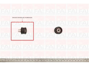 FAI AutoParts T9263 kreipiantysis skriemulys, paskirstymo diržas 
 Diržinė pavara -> Paskirstymo diržas/komplektas -> Laisvasis/kreipiamasis skriemulys
09128741, 5636424, 636418, 90411787