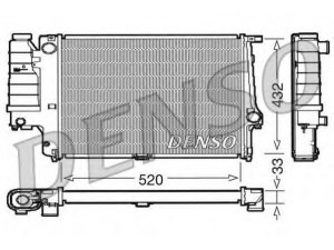 DENSO DRM05063 radiatorius, variklio aušinimas 
 Aušinimo sistema -> Radiatorius/alyvos aušintuvas -> Radiatorius/dalys
17111728769, 17111737762, 1728769