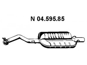 EBERSPÄCHER 04.595.85 galinis duslintuvas 
 Išmetimo sistema -> Duslintuvas
1 496 928, 7 288 284