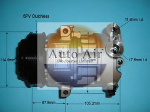 AUTO AIR GLOUCESTER 14-1447R kompresorius, oro kondicionierius 
 Oro kondicionavimas -> Kompresorius/dalys
51803075, 55702161, 55703917, 6854093
