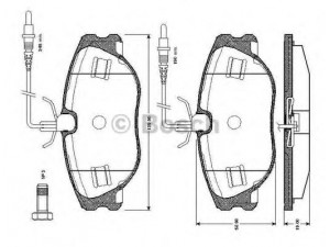 BOSCH 0 986 TB2 166 stabdžių trinkelių rinkinys, diskinis stabdys 
 Techninės priežiūros dalys -> Papildomas remontas
4251 10, 77362237, 9946016, 4251 09