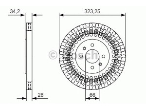 BOSCH 0 986 479 A90 stabdžių diskas 
 Dviratė transporto priemonės -> Stabdžių sistema -> Stabdžių diskai / priedai
4249 L6, 4249 L6