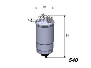 MISFAT M276 kuro filtras 
 Techninės priežiūros dalys -> Papildomas remontas
1120224, 1131927, XM219A011AA, 7M0127401A