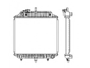 NRF 504271 radiatorius, variklio aušinimas 
 Aušinimo sistema -> Radiatorius/alyvos aušintuvas -> Radiatorius/dalys
6315000502, A6315000502