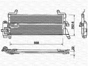 MAGNETI MARELLI 350203128000 kondensatorius, oro kondicionierius 
 Oro kondicionavimas -> Kondensatorius
46452494, 7783700