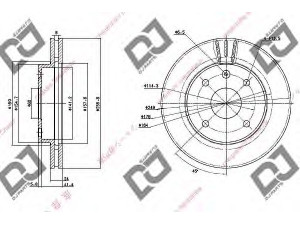 DJ PARTS BD1090 stabdžių diskas 
 Dviratė transporto priemonės -> Stabdžių sistema -> Stabdžių diskai / priedai
96264591, 96328338, 96549782