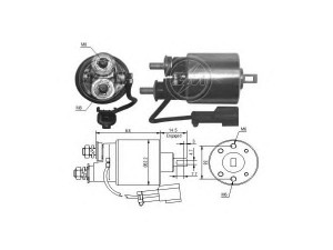 ERA 227695 solenoidinis jungiklis, starteris 
 Elektros įranga -> Starterio sistema -> Solenoidinis jungiklis
23343-31U00, 23343-85E00, 21144 7612