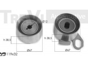 TREVI AUTOMOTIVE KD1343 paskirstymo diržo komplektas 
 Techninės priežiūros dalys -> Papildomas remontas