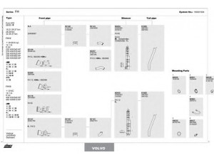 DINEX 180001004 išmetimo sistema 
 Išmetimo sistema -> Išmetimo sistema, visa