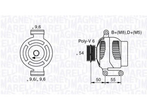MAGNETI MARELLI 063358062010 kintamosios srovės generatorius 
 Elektros įranga -> Kint. sr. generatorius/dalys -> Kintamosios srovės generatorius
46823546, 51718499, 51784847, 51787208