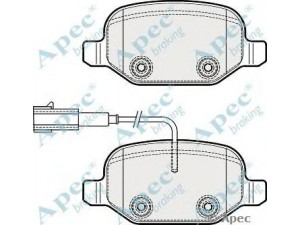 APEC braking PAD1831 stabdžių trinkelių rinkinys, diskinis stabdys 
 Techninės priežiūros dalys -> Papildomas remontas
71770108, 77365752