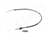 ASHIKA 131-04-429L trosas, stovėjimo stabdys 
 Stabdžių sistema -> Valdymo svirtys/trosai
47560SA5013, 47560SA5033