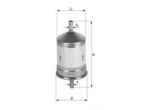 UNIFLUX FILTERS XB34 kuro filtras 
 Techninės priežiūros dalys -> Papildomas remontas
16400-0G098A, 16400-AW002A, 16400-N1400