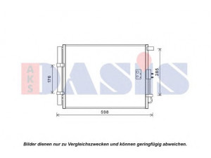 AKS DASIS 562043N kondensatorius, oro kondicionierius 
 Oro kondicionavimas -> Kondensatorius
97606A5800