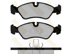 Brake ENGINEERING PA1115 stabdžių trinkelių rinkinys, diskinis stabdys 
 Techninės priežiūros dalys -> Papildomas remontas
1605089, 1605911, 90511162, 93176122